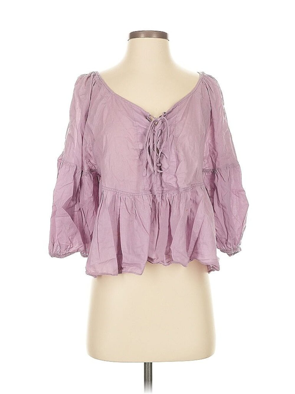 Apiece Apart Purple Blouse Size Small